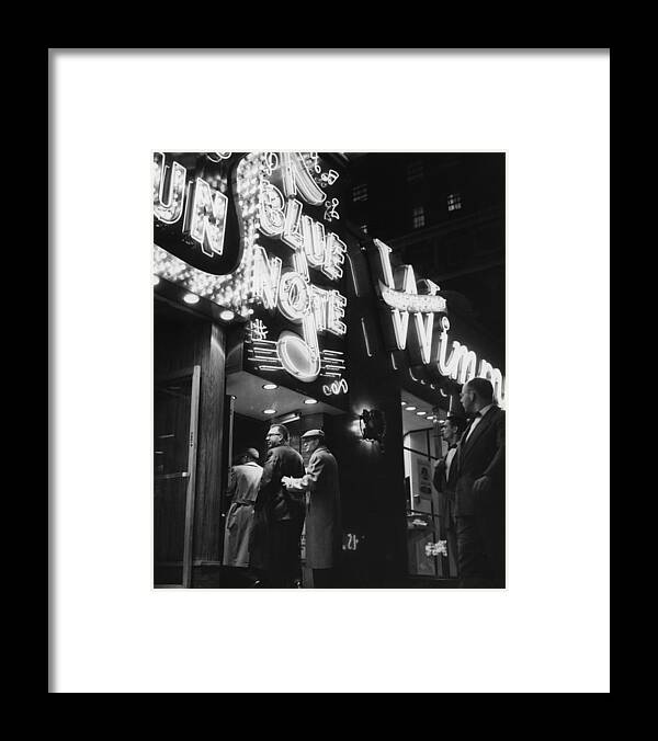 Crowd Framed Print featuring the photograph At The Blue Note Cafe by Chicago History Museum