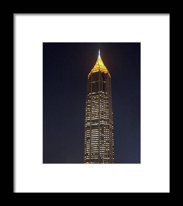 Atlanta Framed Print featuring the photograph Atlanta, Georgia - Bank of America Building by Richard Krebs
