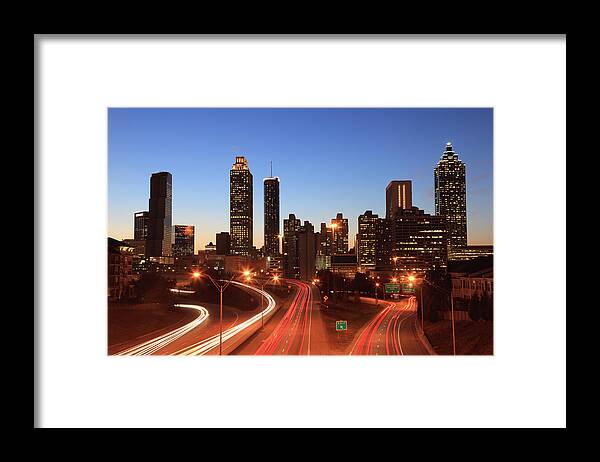 Atlanta Framed Print featuring the photograph Atlanta, Georgia by Veni
