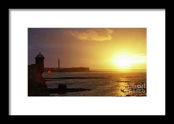 Coast Framed Print featuring the photograph Atlantic Sunset Cadiz Spain by Pablo Avanzini