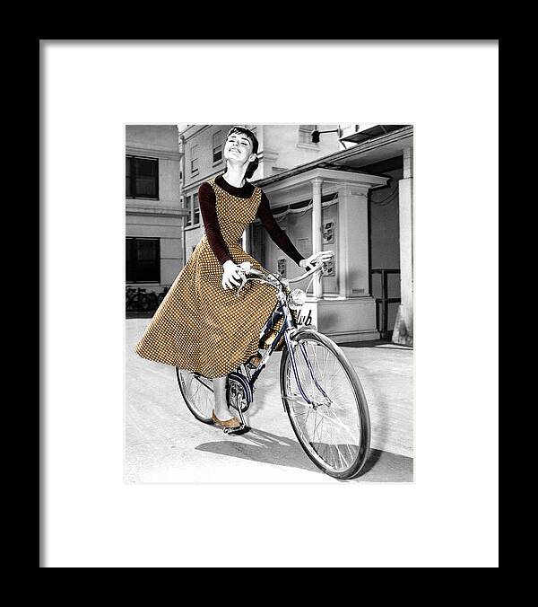 Audrey Hepburn Framed Print featuring the photograph Audrey Hepburn 11 by Andrew Fare
