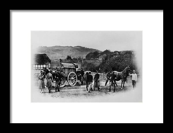 Horse Framed Print featuring the photograph Austro-prussian War by Henry Guttmann Collection