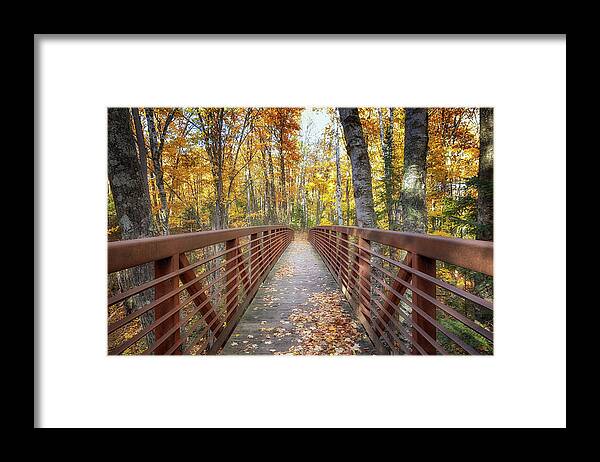 Autumn Framed Print featuring the photograph Autumn at Frog Bay by Susan Rissi Tregoning