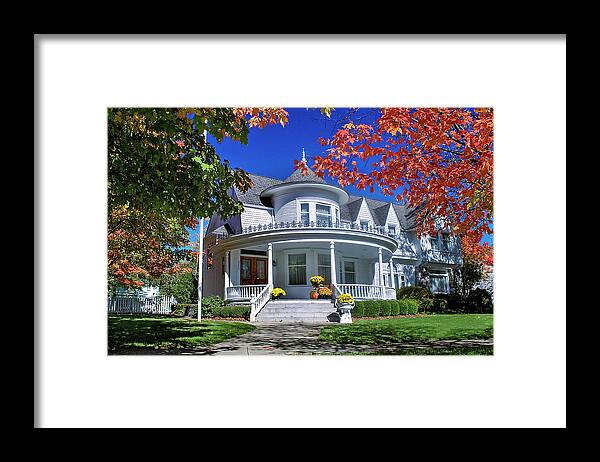 Honey House Framed Print featuring the photograph Autumn at Honey House by Jill Love