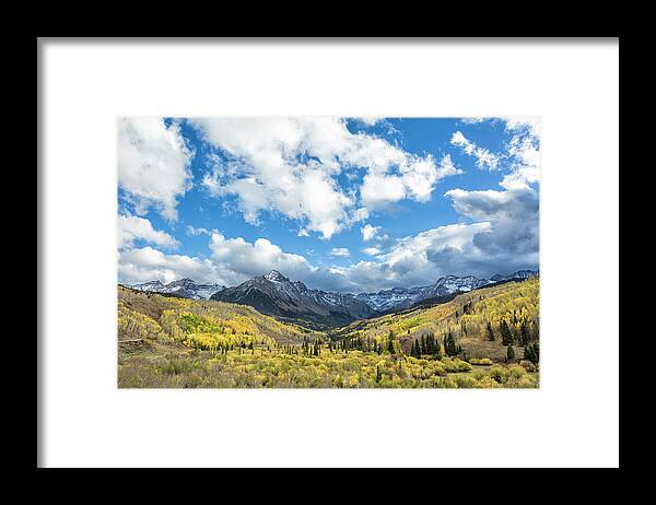 San Jaun Mountains Framed Print featuring the photograph Autumn Glory by Denise Bush