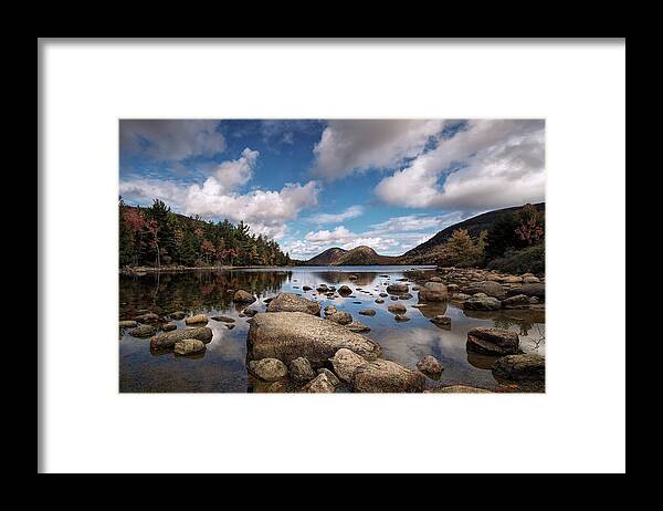 Maine Framed Print featuring the photograph Autumn In Acadia by Robert Fawcett