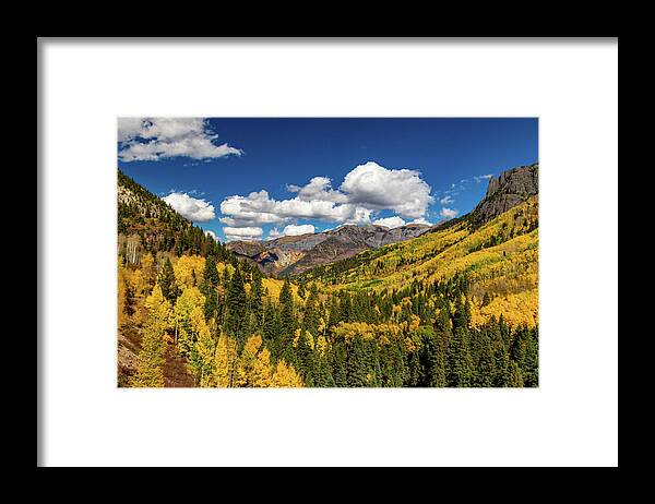 Box Canyon Framed Print featuring the photograph Autumn in Box Canyon by Norma Brandsberg