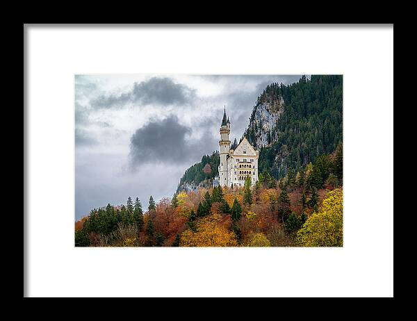 Trees Framed Print featuring the photograph Autumn In Neuschwanstein by Frank Ma