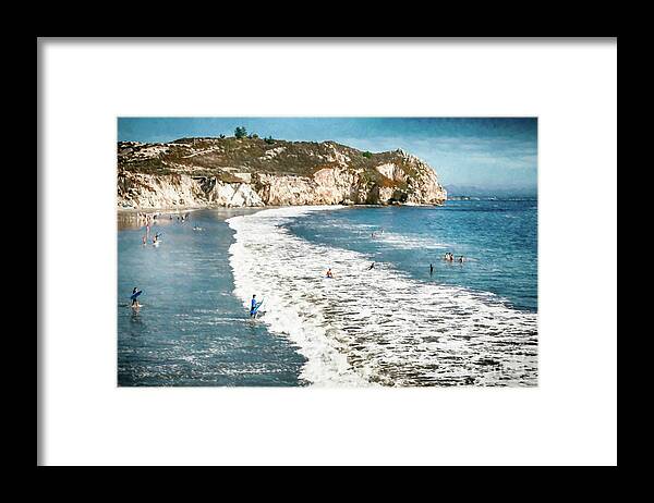 Avila Beach Framed Print featuring the photograph Avila Beach South by Stefan H Unger