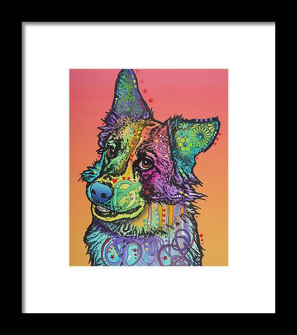 Axel Framed Print featuring the mixed media Axel by Dean Russo