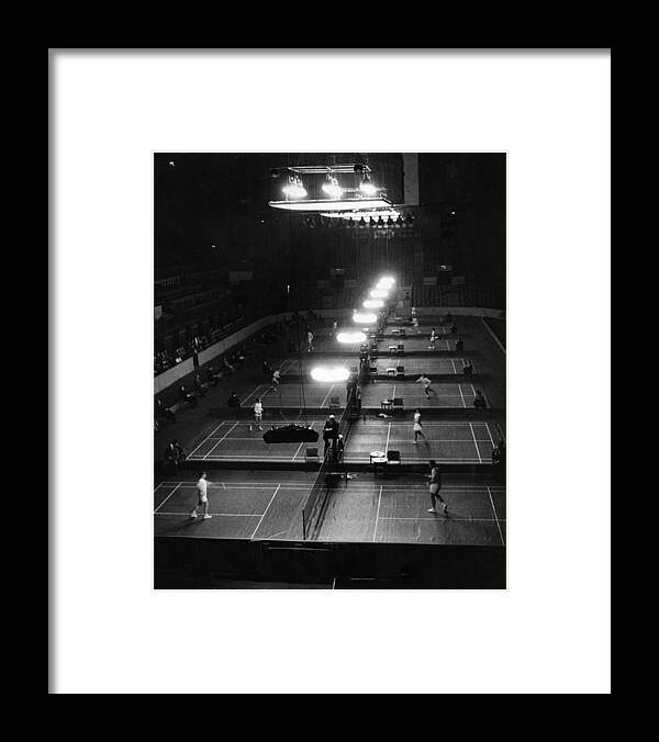 England Framed Print featuring the photograph Badminton Contest by Douglas Miller