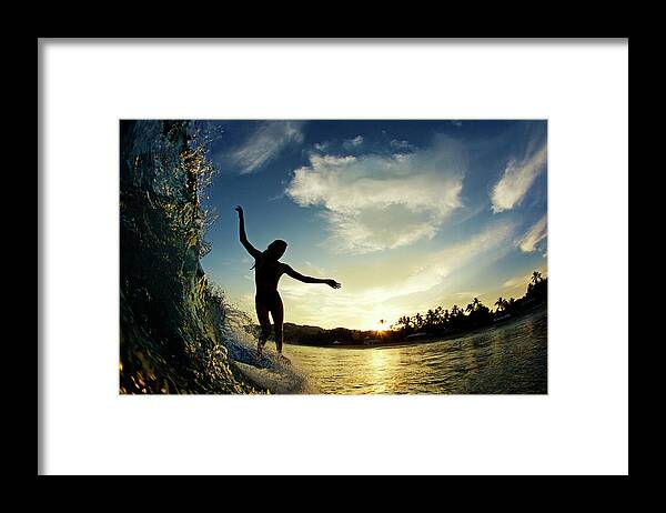 Surfing Framed Print featuring the photograph Balance by Nik West
