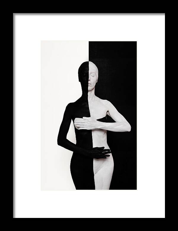 Contrast Framed Print featuring the photograph Balck & White by Photography Espressive