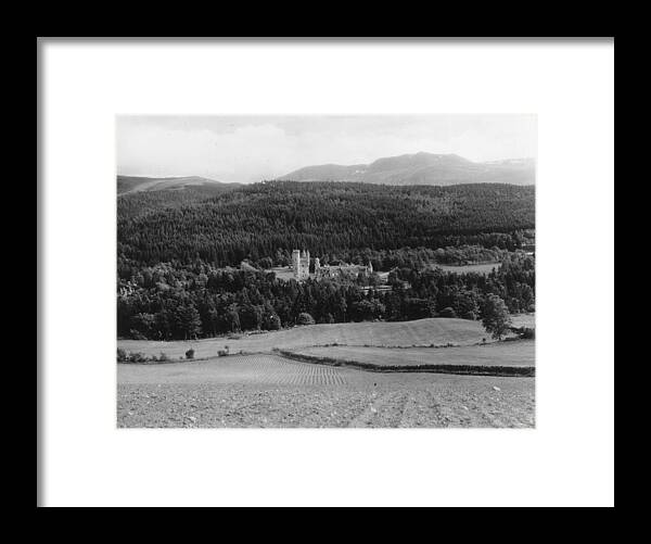 People Framed Print featuring the photograph Balmoral Castle by Fox Photos