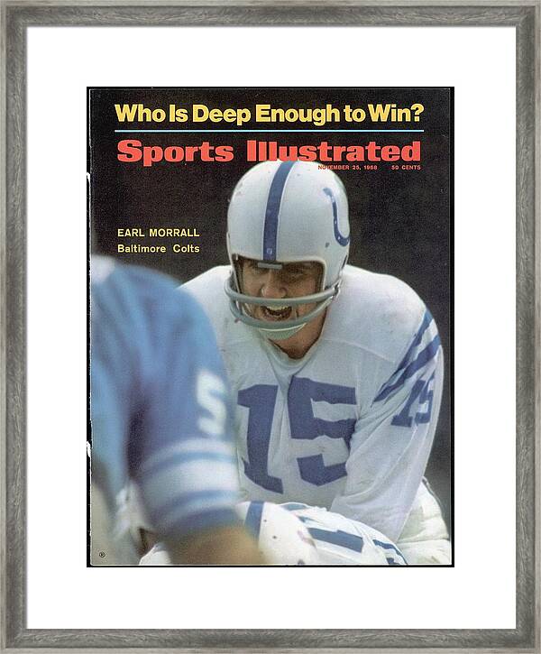 1968 Earl Morrall November 25 Baltimore Colts SPORTS ILLUSTRATED A 