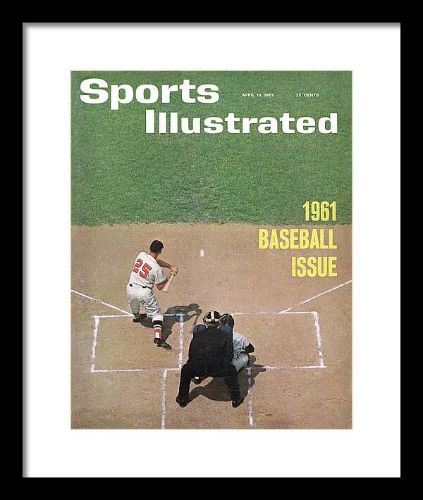 Magazine Cover Framed Print featuring the photograph Baltimore Orioles Jackie Brandt Sports Illustrated Cover by Sports Illustrated