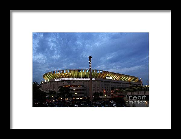 American League Baseball Framed Print featuring the photograph Baltimore Orioles V New York Yankees by Chris Mcgrath