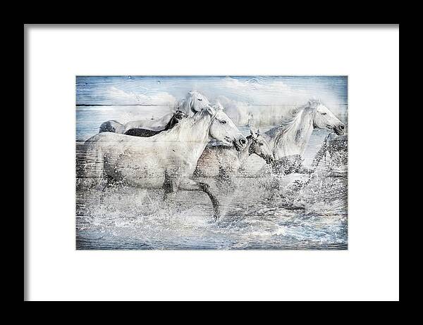 Animals Framed Print featuring the digital art Band of Brothers by Debra and Dave Vanderlaan