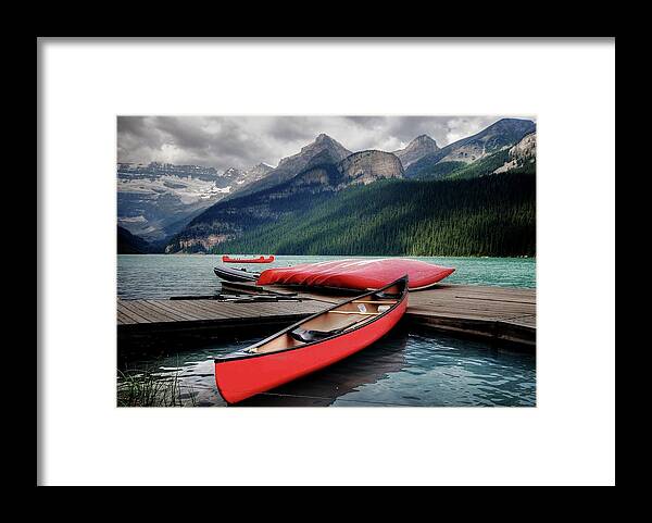 Tranquility Framed Print featuring the photograph Banff National Park Lake Louise by Rex Montalban Photography