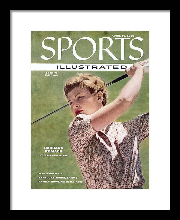 1950-1959 Framed Print featuring the photograph Barbara Romack, Womens Amateur Golf Champion Sports Illustrated Cover by Sports Illustrated