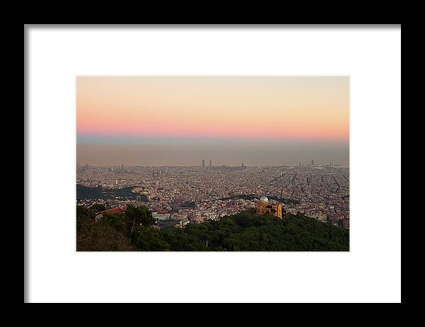 Tranquility Framed Print featuring the photograph Barcelona by Radostina