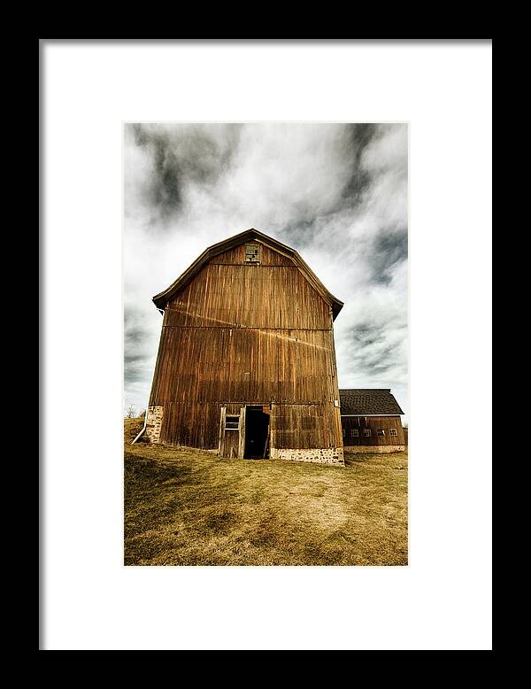Cool Attitude Framed Print featuring the photograph Barn House by Nico blue