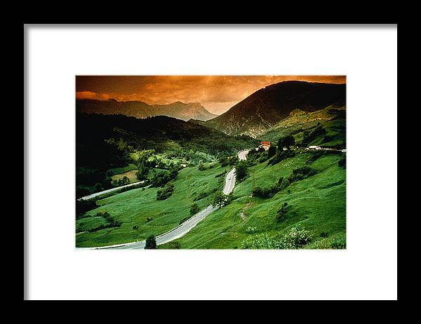 Scenics Framed Print featuring the photograph Basque Country Landscape by Doug Menuez / Forrester Images