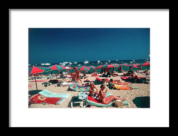Saint-tropez Beach by Slim Aarons