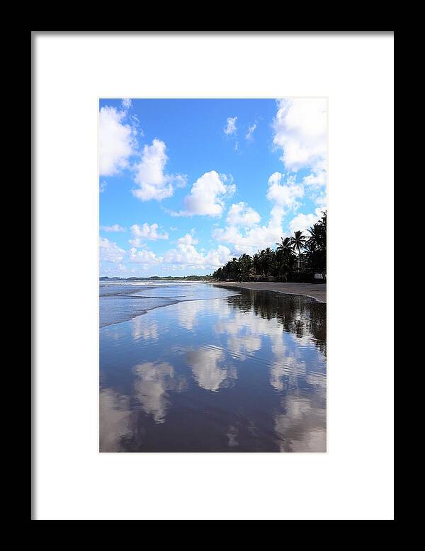 Beach Framed Print featuring the photograph Beach Mirror by Pradeep Latchman