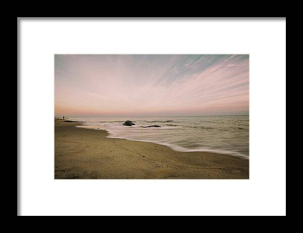 Beaches Framed Print featuring the painting Beach Rays by Aledanda
