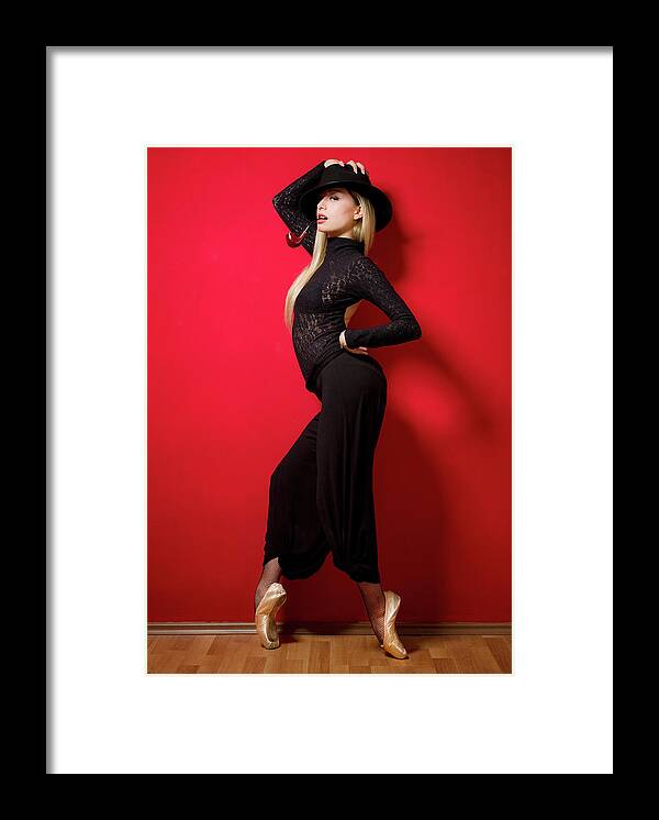 Ballet Dancer Framed Print featuring the photograph Beautiful Ballet Dancer by Ozgurdonmaz