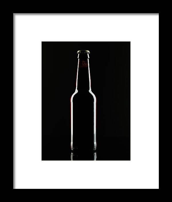 Alcohol Framed Print featuring the photograph Beer Bottle by Ultramarinfoto
