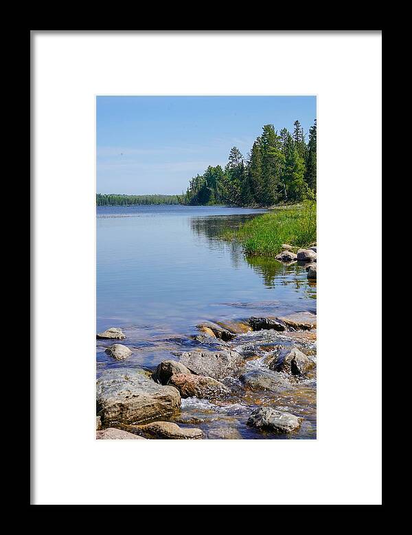 River Framed Print featuring the photograph Beginning of a Journey by Susan Rydberg