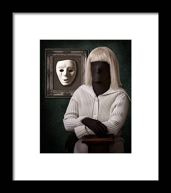 Surreal Framed Print featuring the photograph Behind The Mask by Petri Damstn