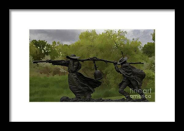Jon Burch Framed Print featuring the photograph Bell Keepers In A Storm by Jon Burch Photography