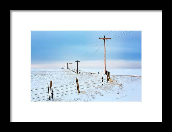 Rural Framed Print featuring the photograph Bend in the Road by Todd Klassy
