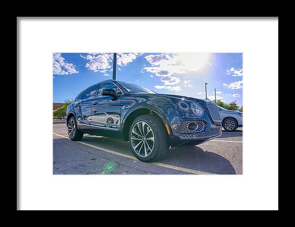 Bentley Framed Print featuring the photograph Bentley Bentayga by Anthony Giammarino