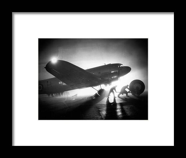 Military Airplane Framed Print featuring the photograph Berlin Blockade by Edward Miller