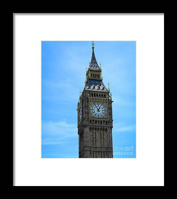 Big Ben Framed Print featuring the photograph Big Ben by Abigail Diane Photography