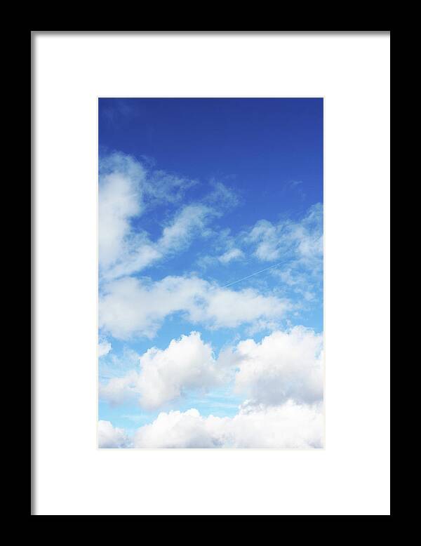 Backdrop Framed Print featuring the photograph Big Blue Sky by Lpettet