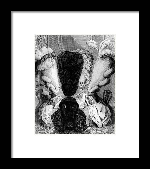 Scale Framed Print featuring the digital art Big Hair by Hulton Archive
