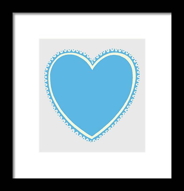 Affection Framed Print featuring the drawing Big Heart by CSA Images