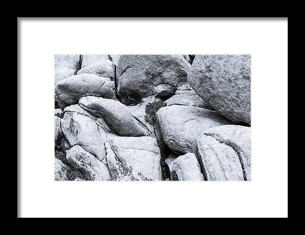 Top Artist Framed Print featuring the photograph Big Rock Joshua Tree 7408 by Amyn Nasser