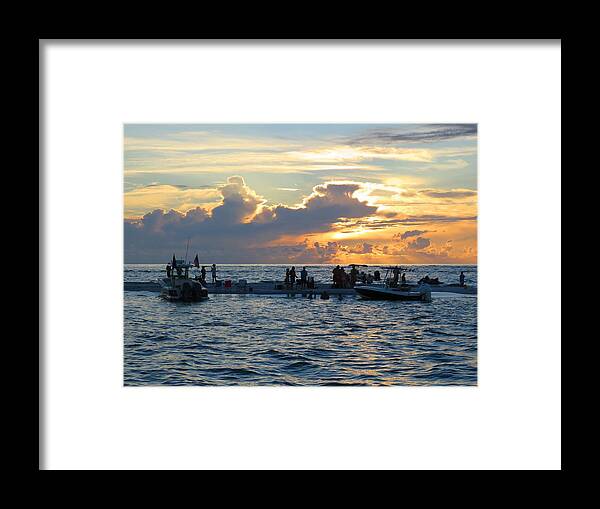 Siesta Key Framed Print featuring the photograph Big Sarasota Pass Sandbar by Keith Stokes