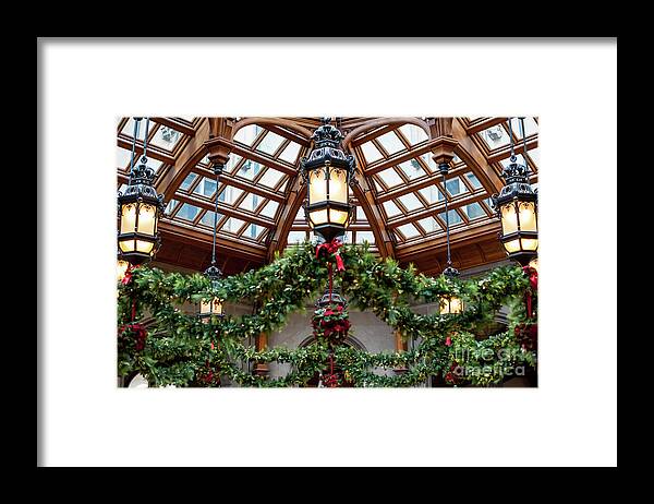 Biltmore Framed Print featuring the photograph Biltmore Christmas - Winter Garden by Dale Powell