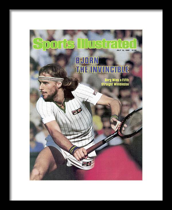 1980-1989 Framed Print featuring the photograph Bjorn The Invincible Sports Illustrated Cover by Sports Illustrated