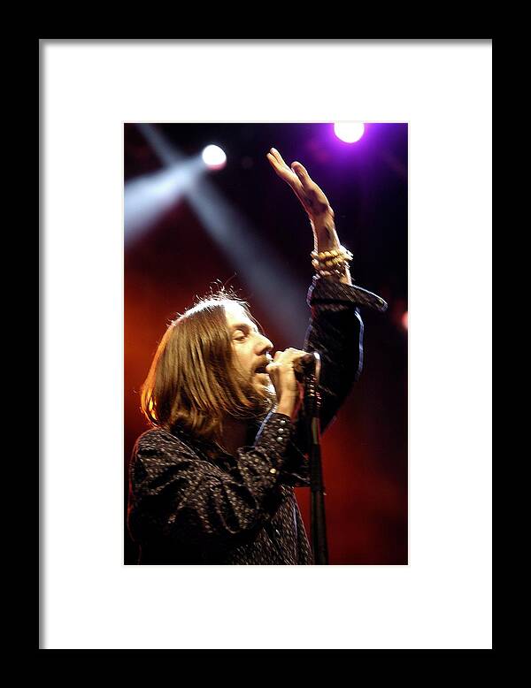 Music Framed Print featuring the photograph Black Crowes Live by Larry Hulst