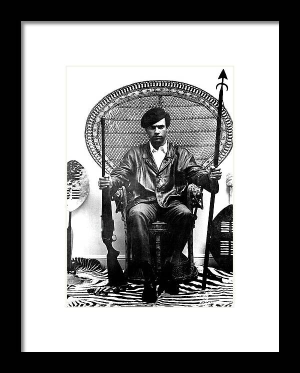 20th Century Framed Print featuring the photograph Black Panther Party by Science Source