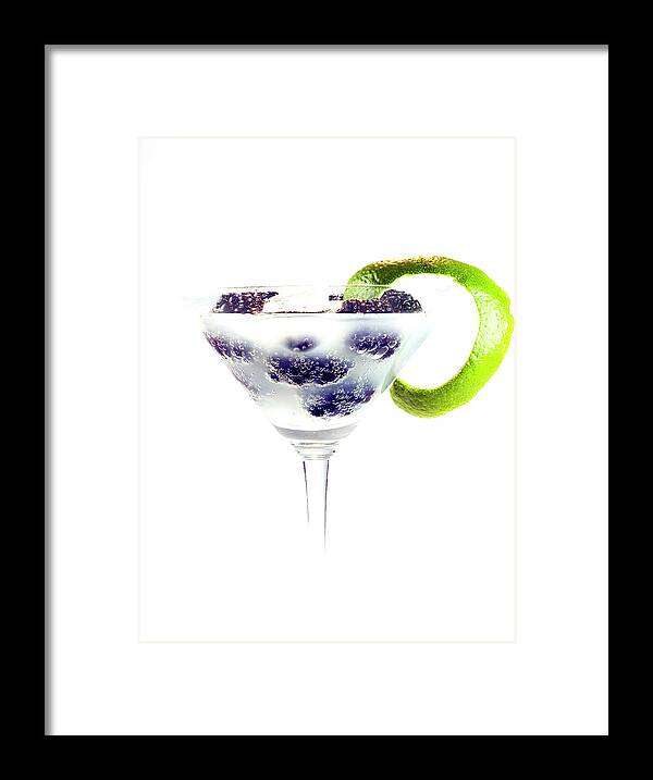 Blackberry Gin 2 Framed Print featuring the photograph Blackberry Gin 2 by Clive Branson
