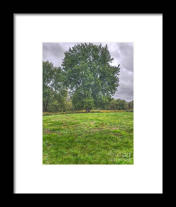 Nature Framed Print featuring the photograph Blacklick Circle Earthwork by Jeremy Lankford